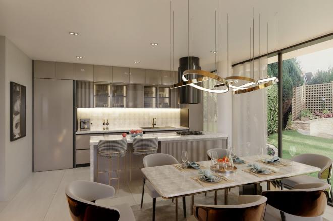 Вилла 5+2 с видом на море в Бодрум