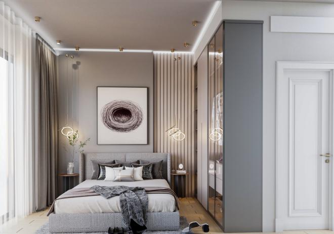 Вилла 3+1 с видом на море в Бодрум