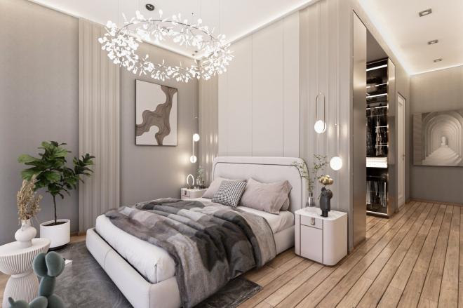 Вилла 3+1 с видом на море в Бодрум