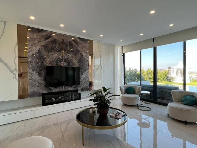 Вилла 3+1 с видом на море в Бодрум