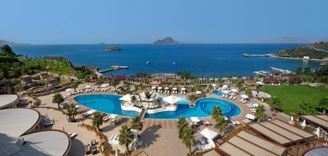 Квартира 2+1 с видом на море в Бодрум