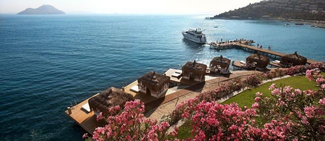 Квартира 3+1 с видом на море в Бодрум