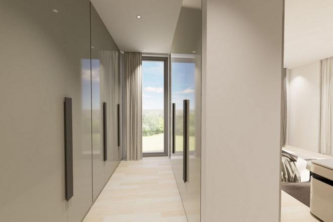 Вилла 4+1 с видом на море в Бодрум