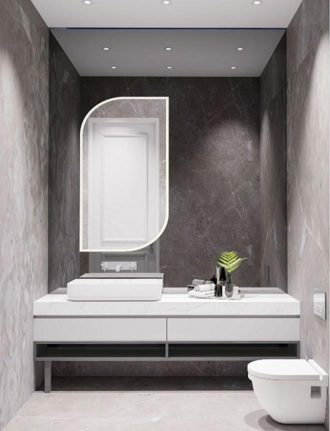 Вилла 4+1 с видом на море в Бодрум