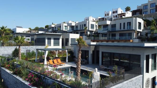 Вилла 5+2 с видом на море в Бодрум