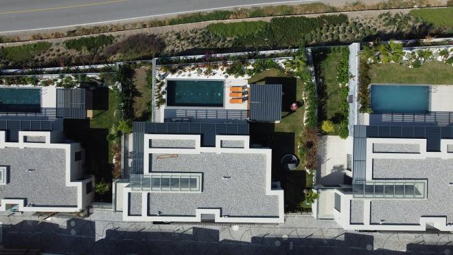 Вилла 5+2 с видом на море в Бодрум