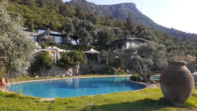 Вилла 12+5 с видом на море в Бодрум