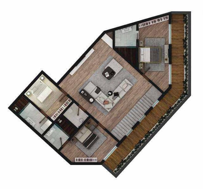 Вилла 4+2 в Бодрум