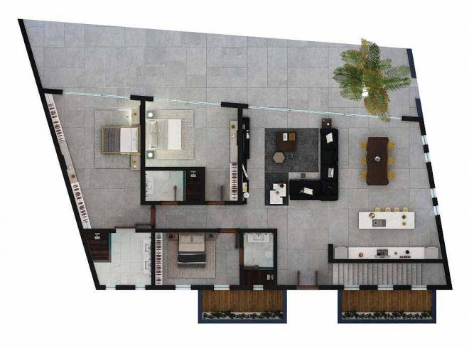 Вилла 4+2 в Бодрум