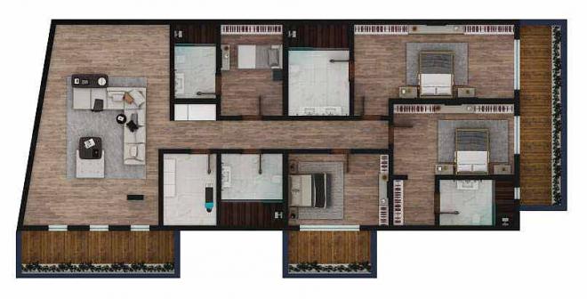 Вилла 4+2 в Бодрум