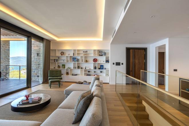 Вилла 6+1 с видом на море в Бодрум