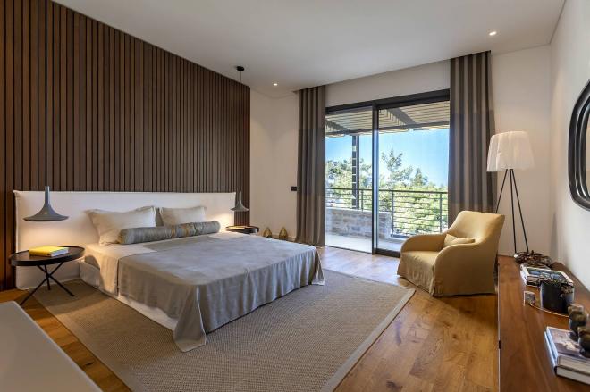 Вилла 6+1 с видом на море в Бодрум