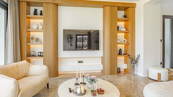 Вилла 4+1 с видом на море в Бодрум