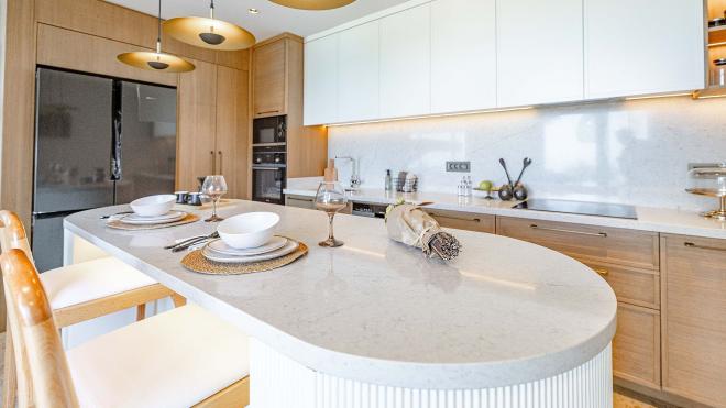 Вилла 5+1 с видом на море в Бодрум