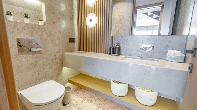 Вилла 5+1 с видом на море в Бодрум