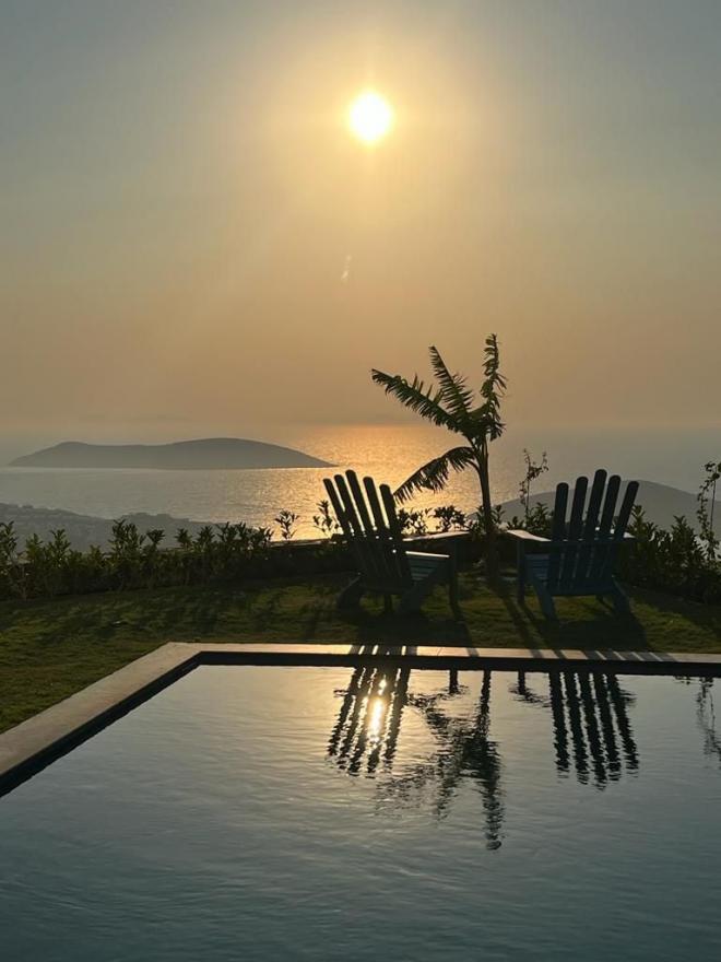 Вилла 5+1 с видом на море в Бодрум