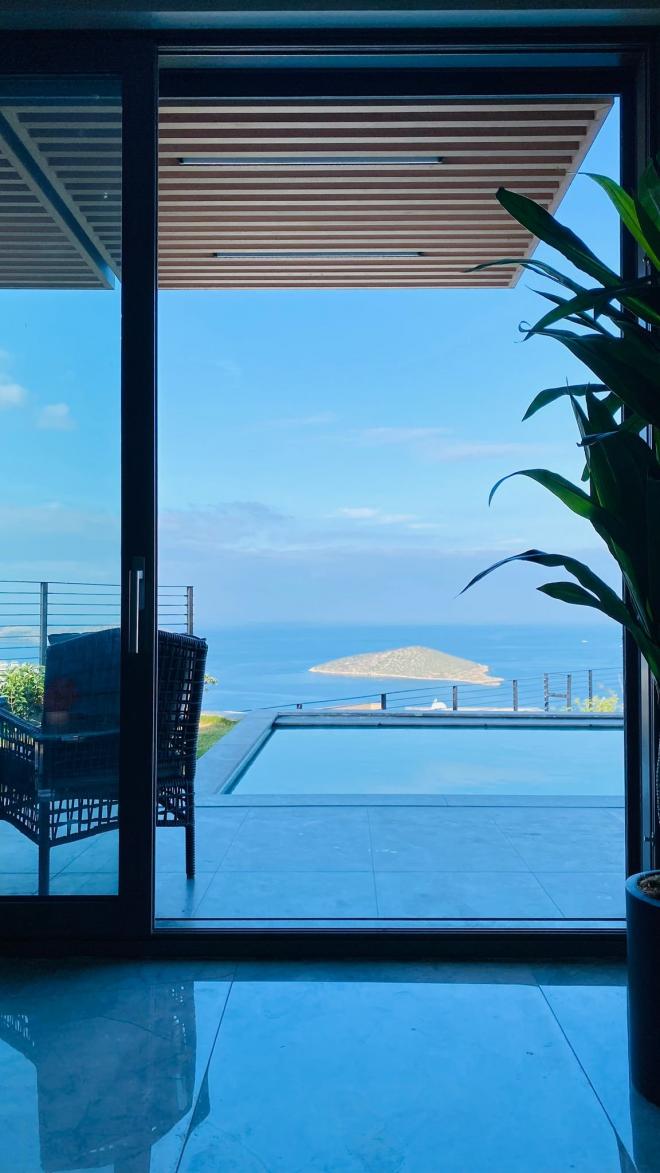 Вилла 5+1 с видом на море в Бодрум