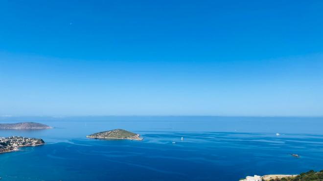 Вилла 5+1 с видом на море в Бодрум