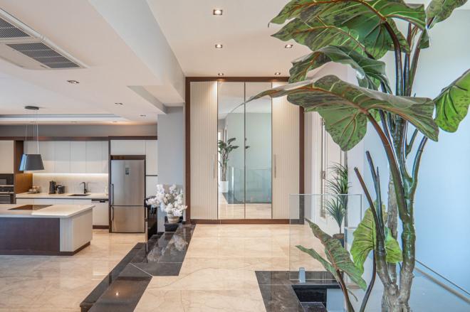 Вилла 5+1 с видом на море в Бодрум