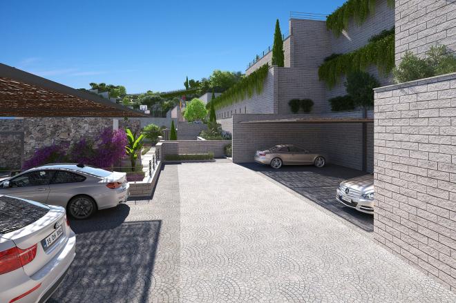 Вилла 6+2 с видом на море в Бодрум