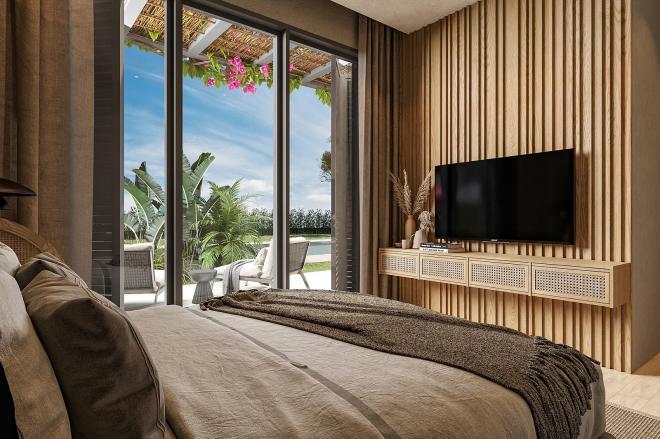 Вилла 6+2 с видом на море в Бодрум