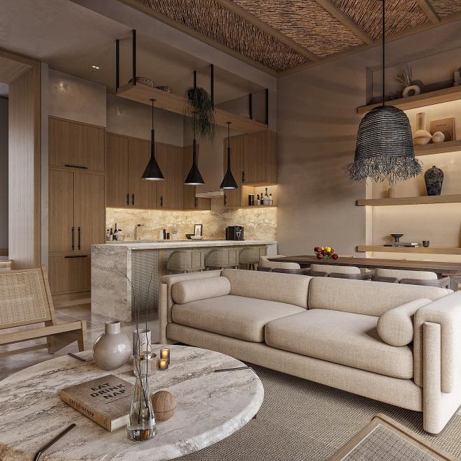 Вилла 6+2 с видом на море в Бодрум