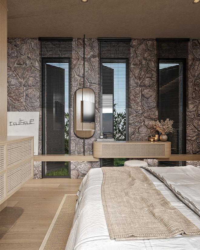 Вилла 6+2 с видом на море в Бодрум