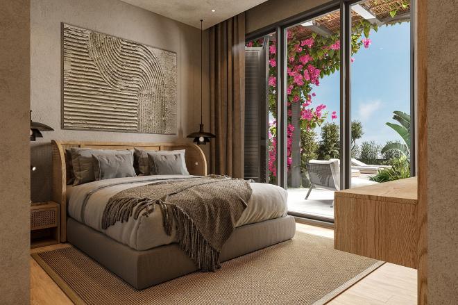 Вилла 6+2 с видом на море в Бодрум