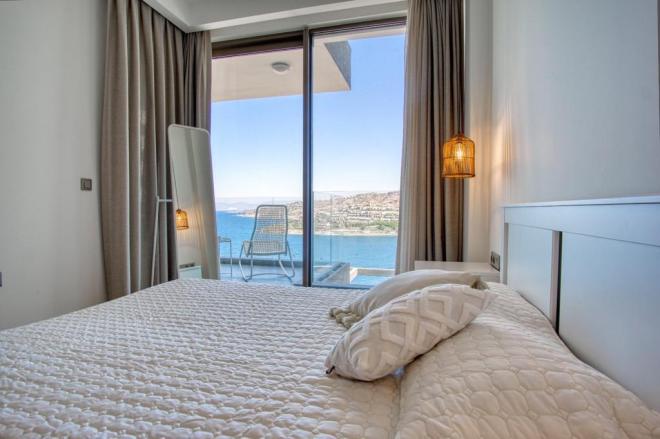 Квартира 2+1 с видом на море в Бодрум