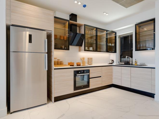 Квартира 3+1 с видом на море в Бодрум