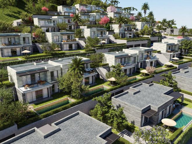 Вилла 4+1 с видом на море в Бодрум