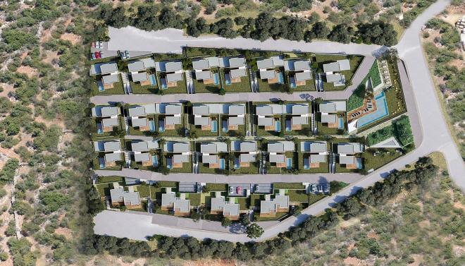 Квартира 2+1 с видом на море в Бодрум