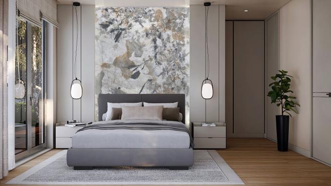 Квартира 2+1 с видом на море в Бодрум