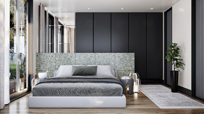 Квартира 3+1 с видом на море в Бодрум