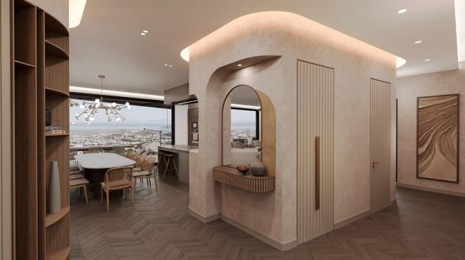 Вилла 5+2 с видом на море в Бодрум