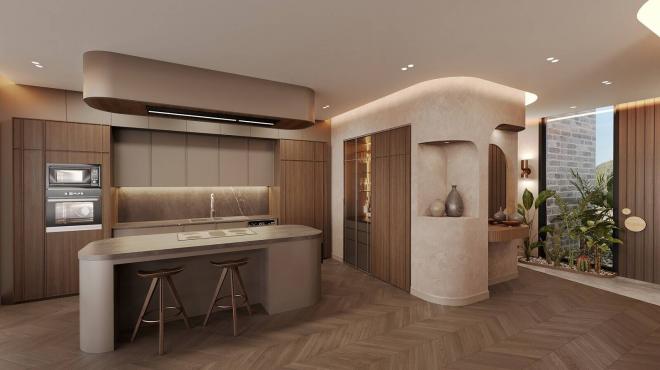 Вилла 5+2 с видом на море в Бодрум