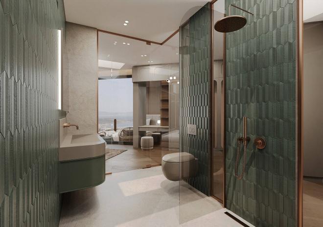 Вилла 5+2 с видом на море в Бодрум