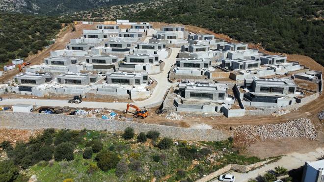 Вилла 5+2 с видом на море в Бодрум