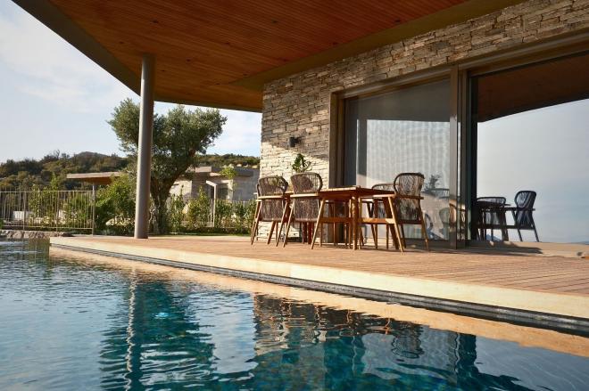 Вилла 5+2 с видом на море в Бодрум