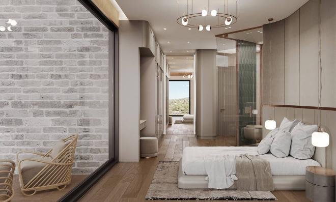 Вилла 5+2 с видом на море в Бодрум