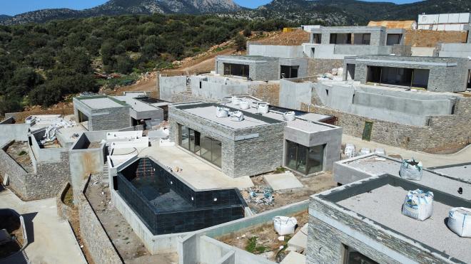 Вилла 5+2 с видом на море в Бодрум