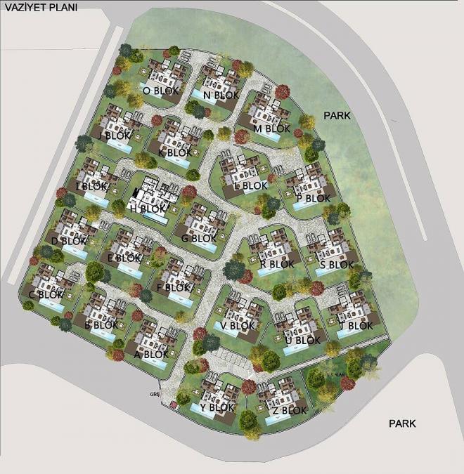 Вилла 5+2 с видом на море в Бодрум