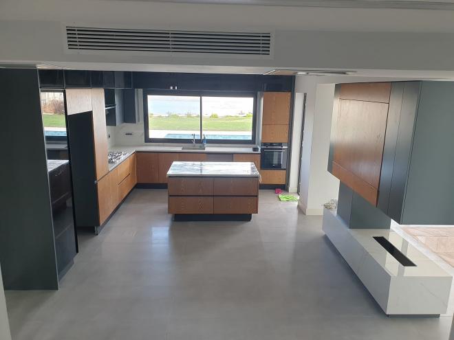 Вилла 5+1 с видом на море в Бодрум