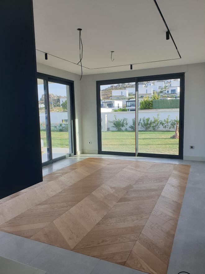 Вилла 5+1 с видом на море в Бодрум