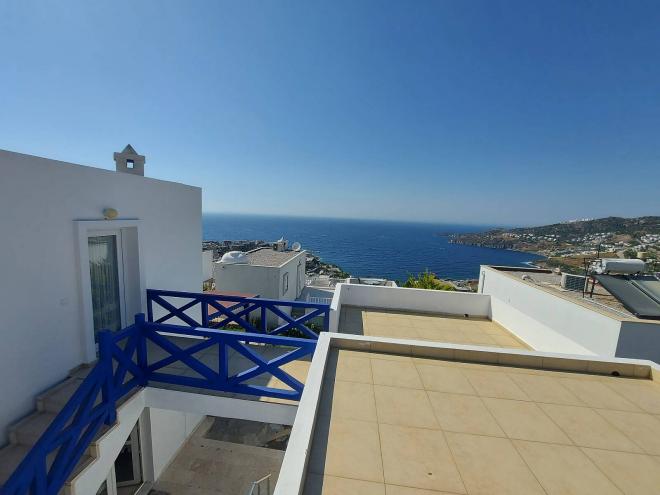 Вилла 3+1 с видом на море в Бодрум