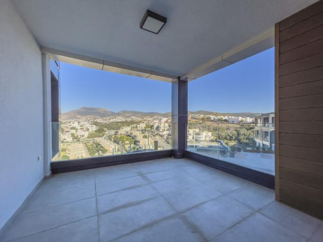 Квартира 2+1 с видом на море в Бодрум