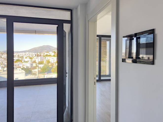 Дюплекс 4+2 с видом на море в Бодрум