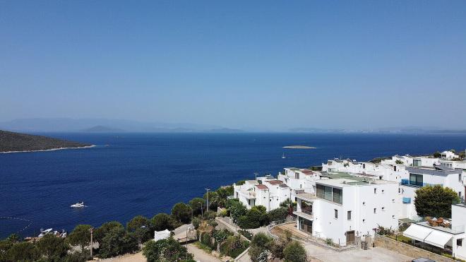 Вилла 3+1 с видом на море в Бодрум