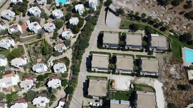 Дюплекс 3+1 с видом на море в Бодрум