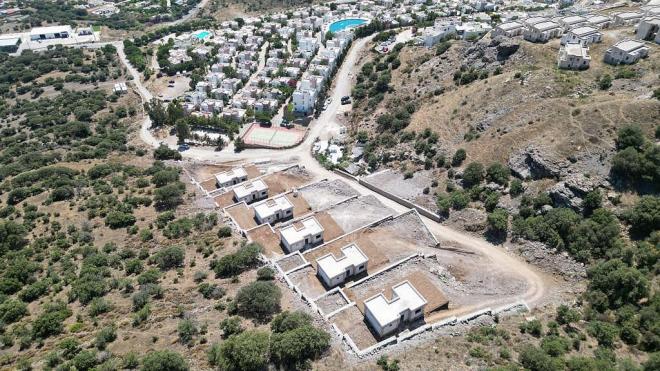 Вилла 4+1 с видом на море в Бодрум